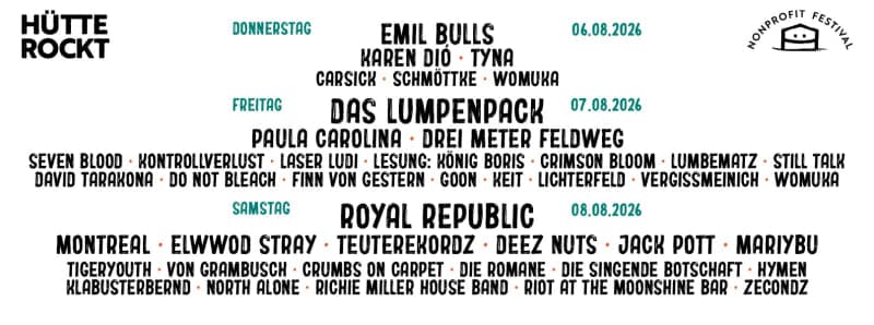 Hütte Rockt Festival 2026