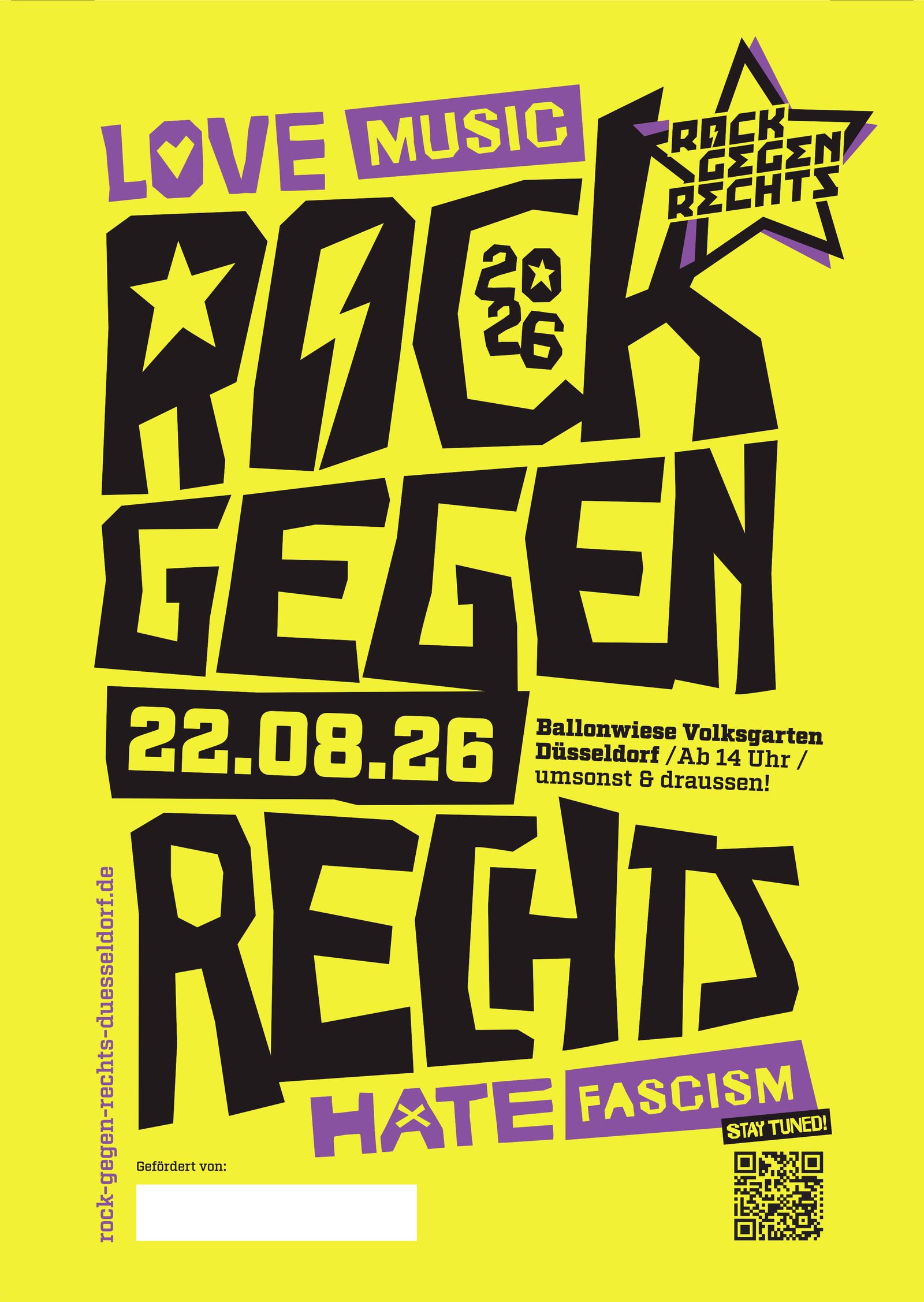 Rock gegen Rechts Düsseldorf 2026