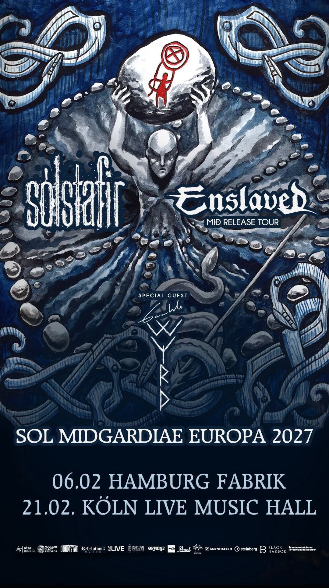 Sólstafir & Enslaved – Co-Headline Tour 2027