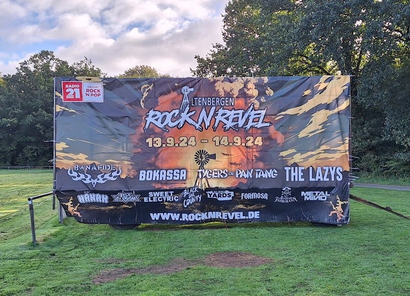 Rock gegen Regen Gelände