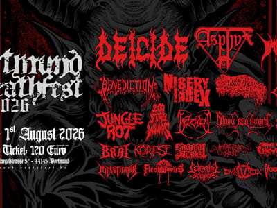 Dortmund Deathfest 2026: Deicide, Asphyx und Immolation auf dem Schrottplatz – Samstag ausverkauft